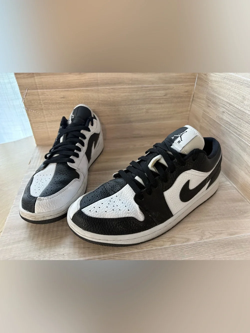 Nike Air Jordan 1 Low SE Homage White Black Split Shoes DR0502-101 Women's 10.5 - Picture 5 of 14
